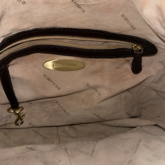 Brahmin EUC Kathleen leather and calf hair hobo bag - Picture 14 of 16